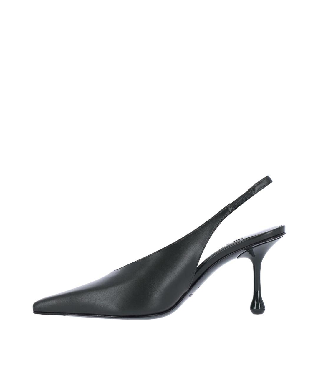 JIMMY CHOO Зеленые кожаные туфли, фото 3