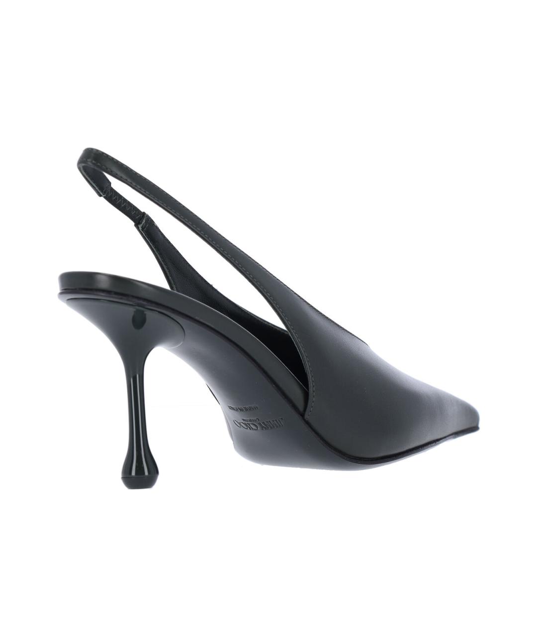 JIMMY CHOO Зеленые кожаные туфли, фото 4