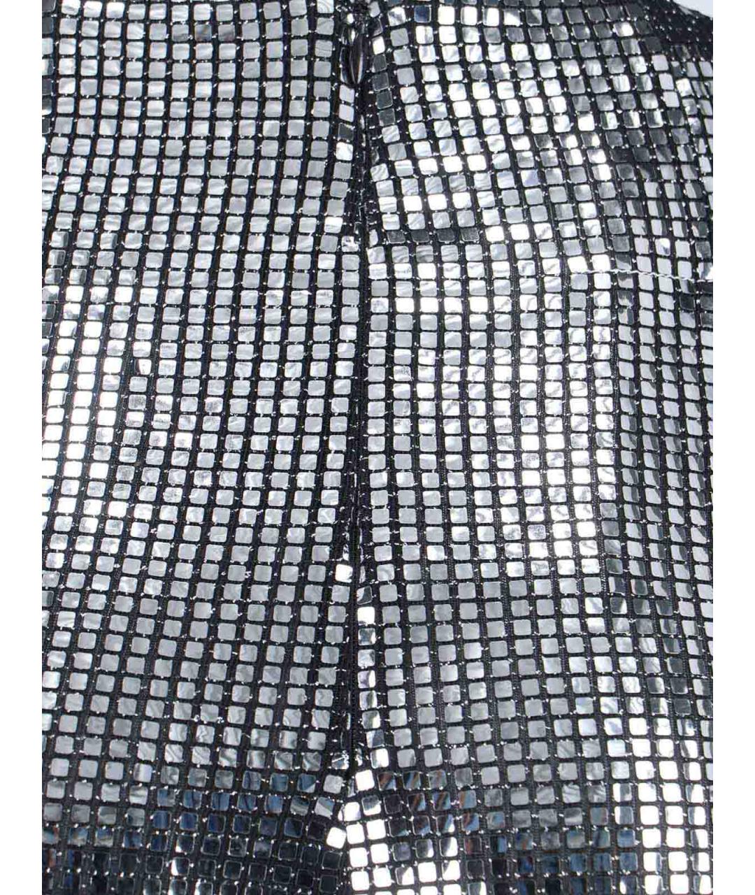 MM6 MAISON MARGIELA Серебряные брюки широкие, фото 5