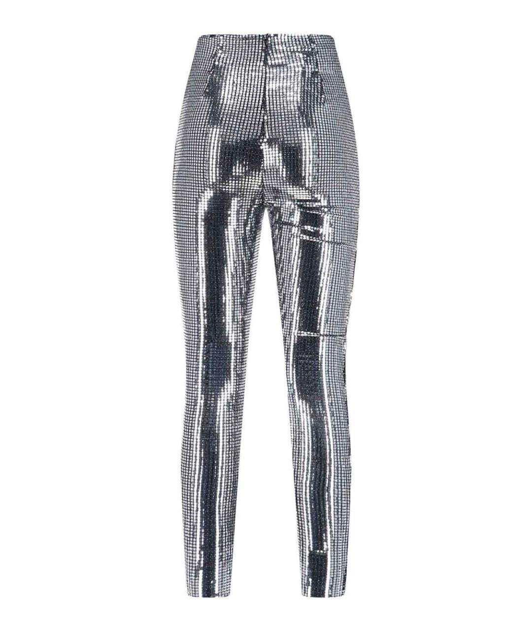 MM6 MAISON MARGIELA Серебряные брюки широкие, фото 2