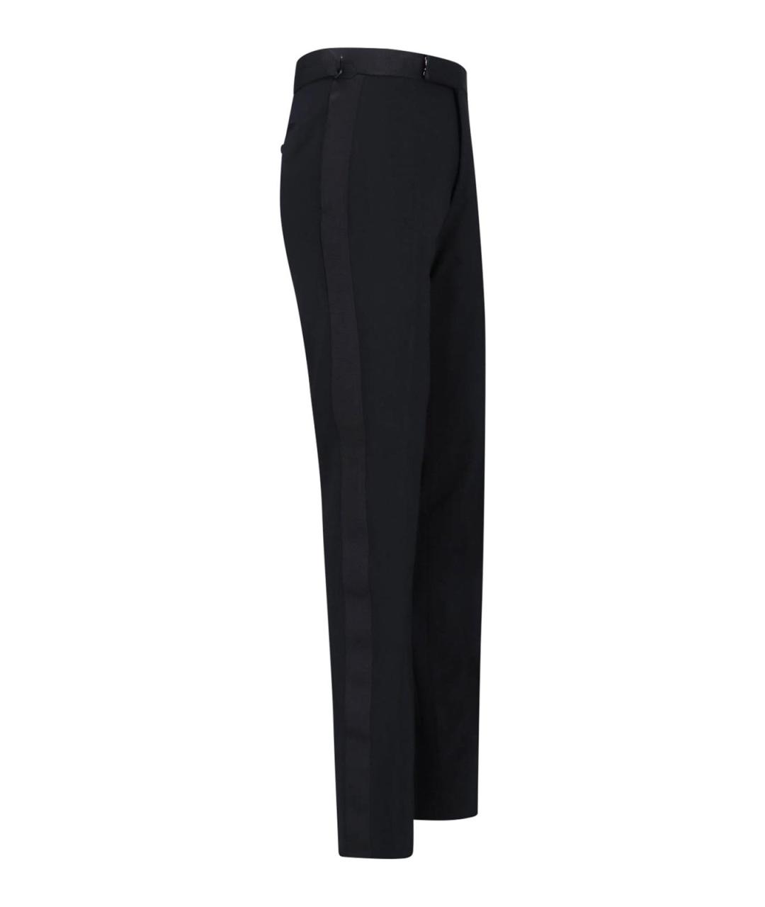 TOM FORD Черные шерстяные классические брюки, фото 3