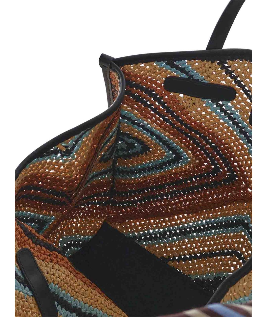 Gianni Chiarini Черная плетеная сумка тоут, фото 4
