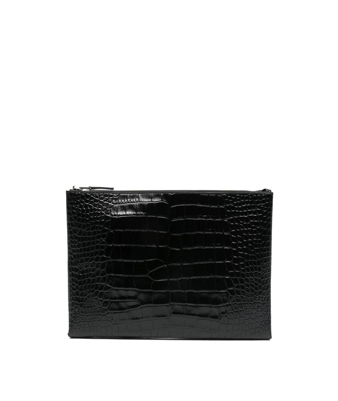 TOM FORD Черная кожаная папка для документов, фото 1