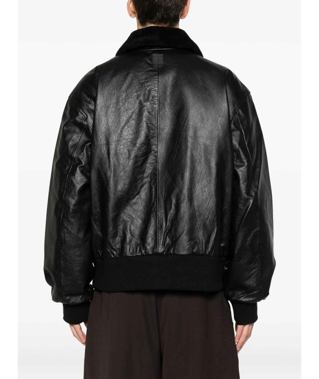 CALVIN KLEIN Черная меховая куртка, фото 3