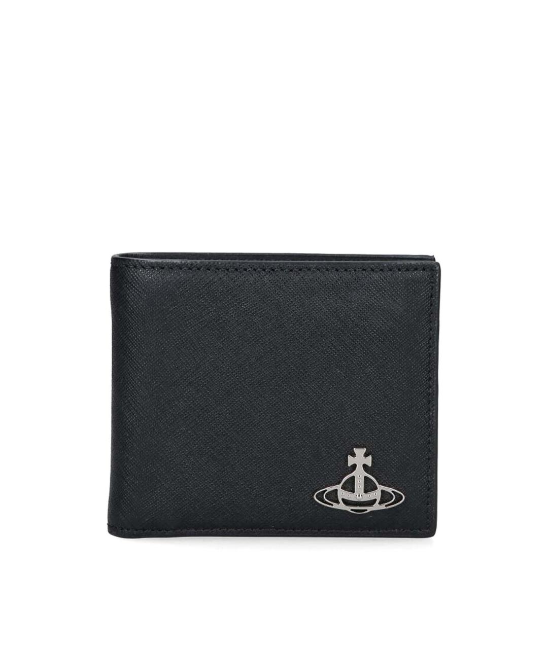 VIVIENNE WESTWOOD Черный кожаный кошелек, фото 1