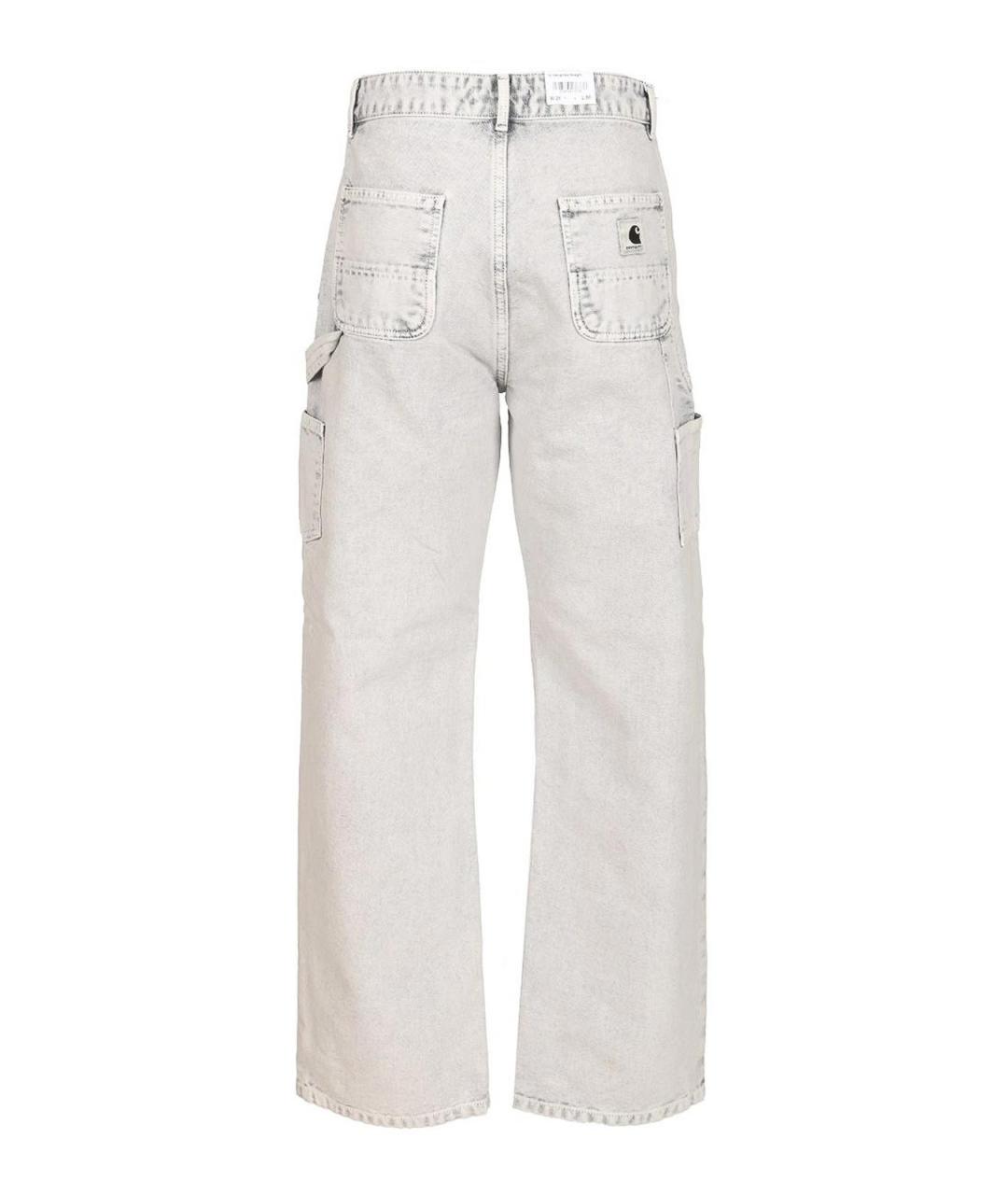 CARHARTT Серые хлопковые брюки широкие, фото 2