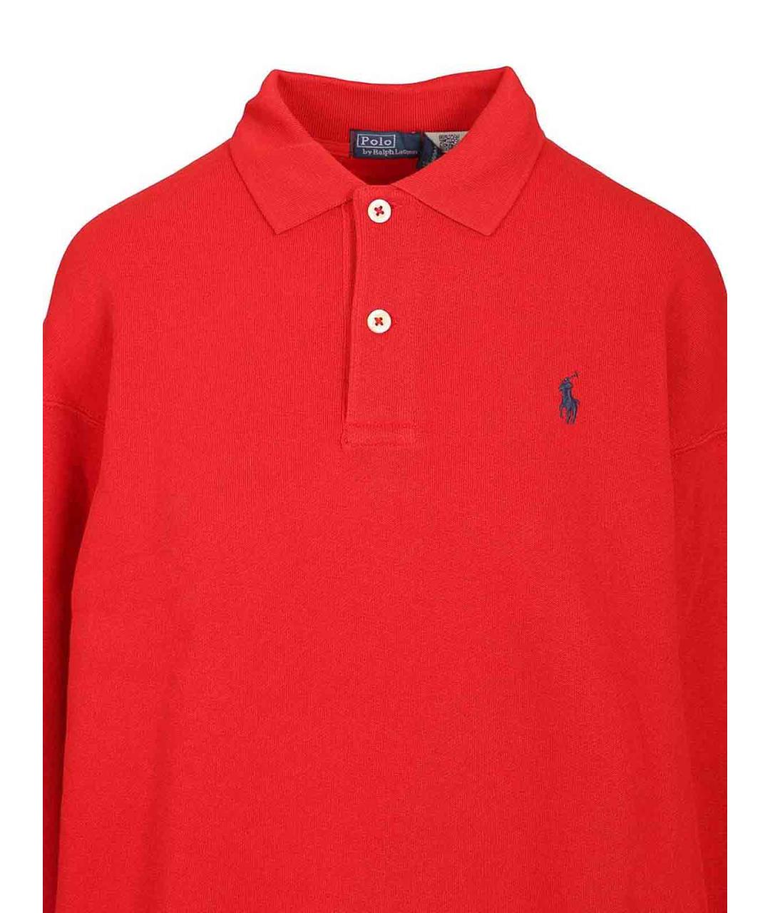 POLO RALPH LAUREN Красная хлопковая футболка, фото 3
