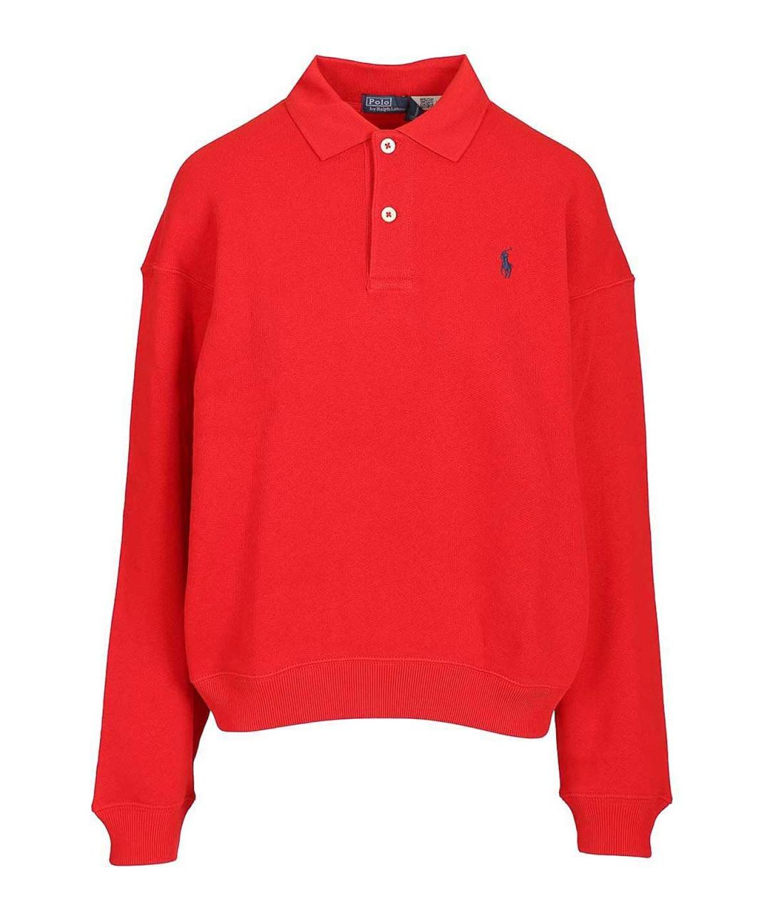 POLO RALPH LAUREN Красная хлопковая футболка, фото 1
