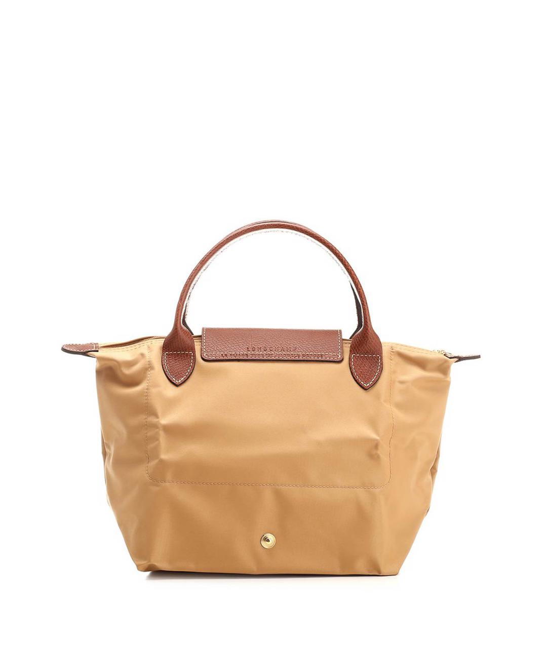 LONGCHAMP Бежевая тканевая дорожная/спортивная сумка, фото 3