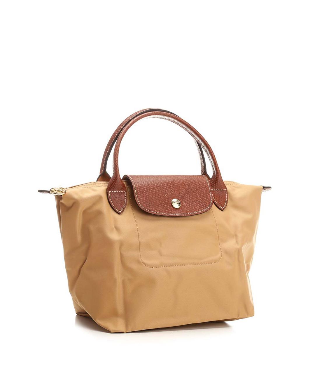 LONGCHAMP Бежевая тканевая дорожная/спортивная сумка, фото 2