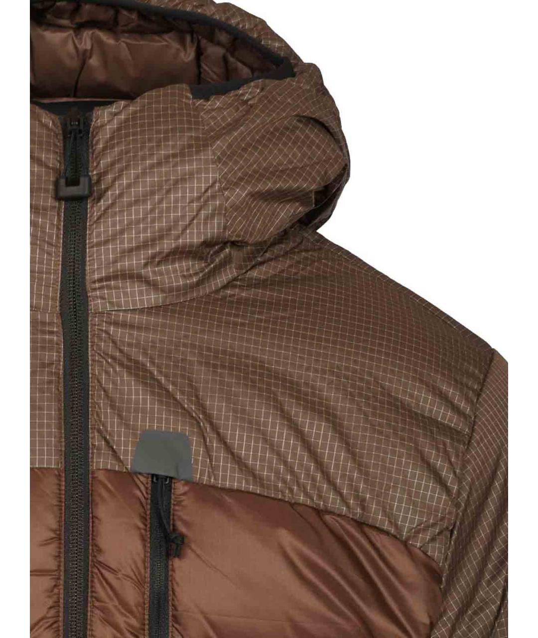 THE NORTH FACE Коричневый пуховик, фото 4