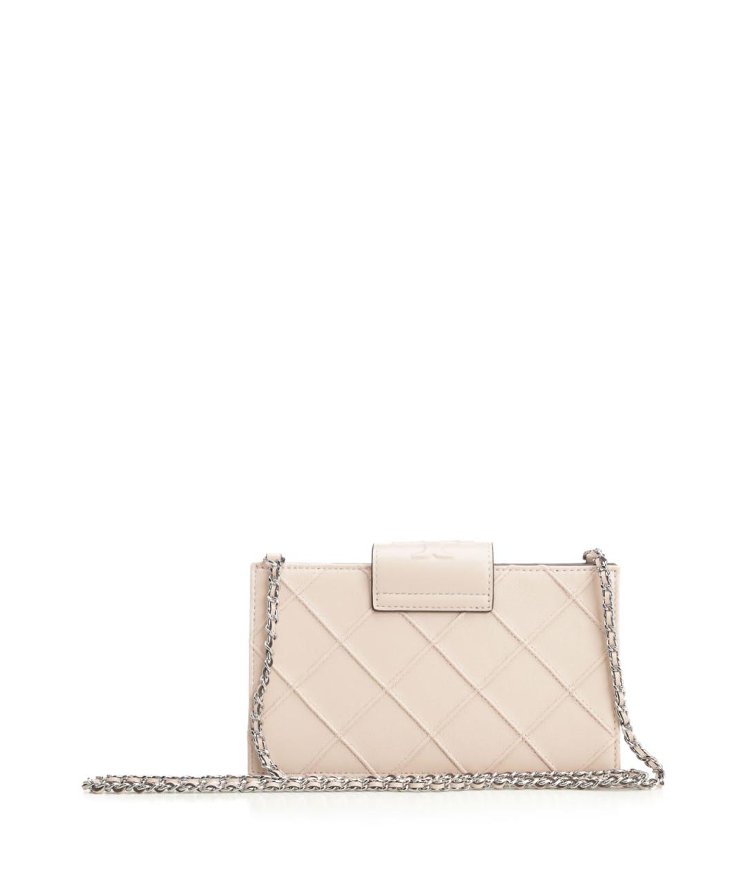 TORY BURCH Розовый кожаный кошелек, фото 3