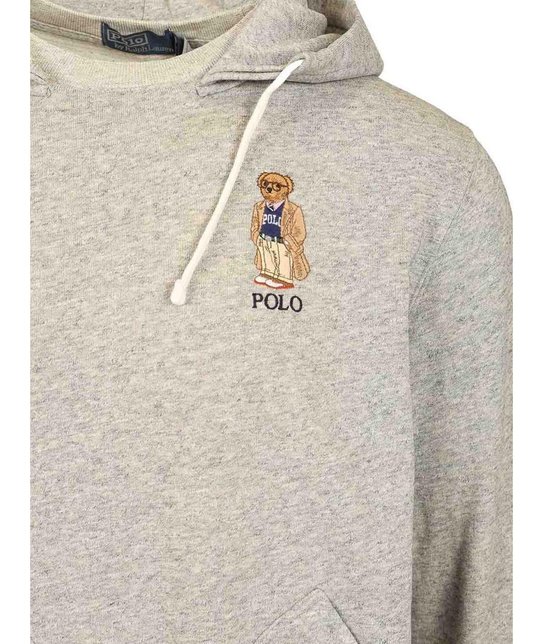 POLO RALPH LAUREN Серый полиэстеровый джемпер / свитер, фото 4