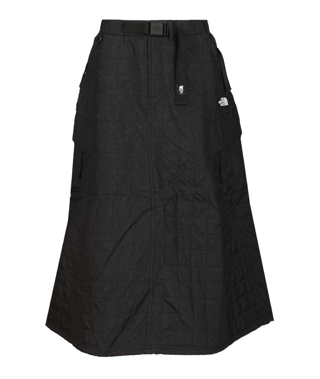 THE NORTH FACE Черная синтетическая юбка миди, фото 1