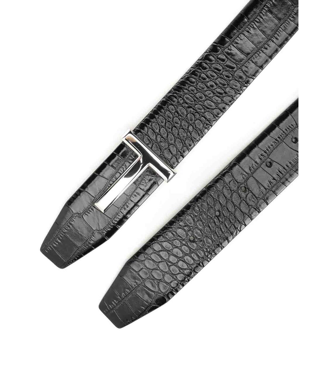 TOM FORD Черный кожаный ремень, фото 2