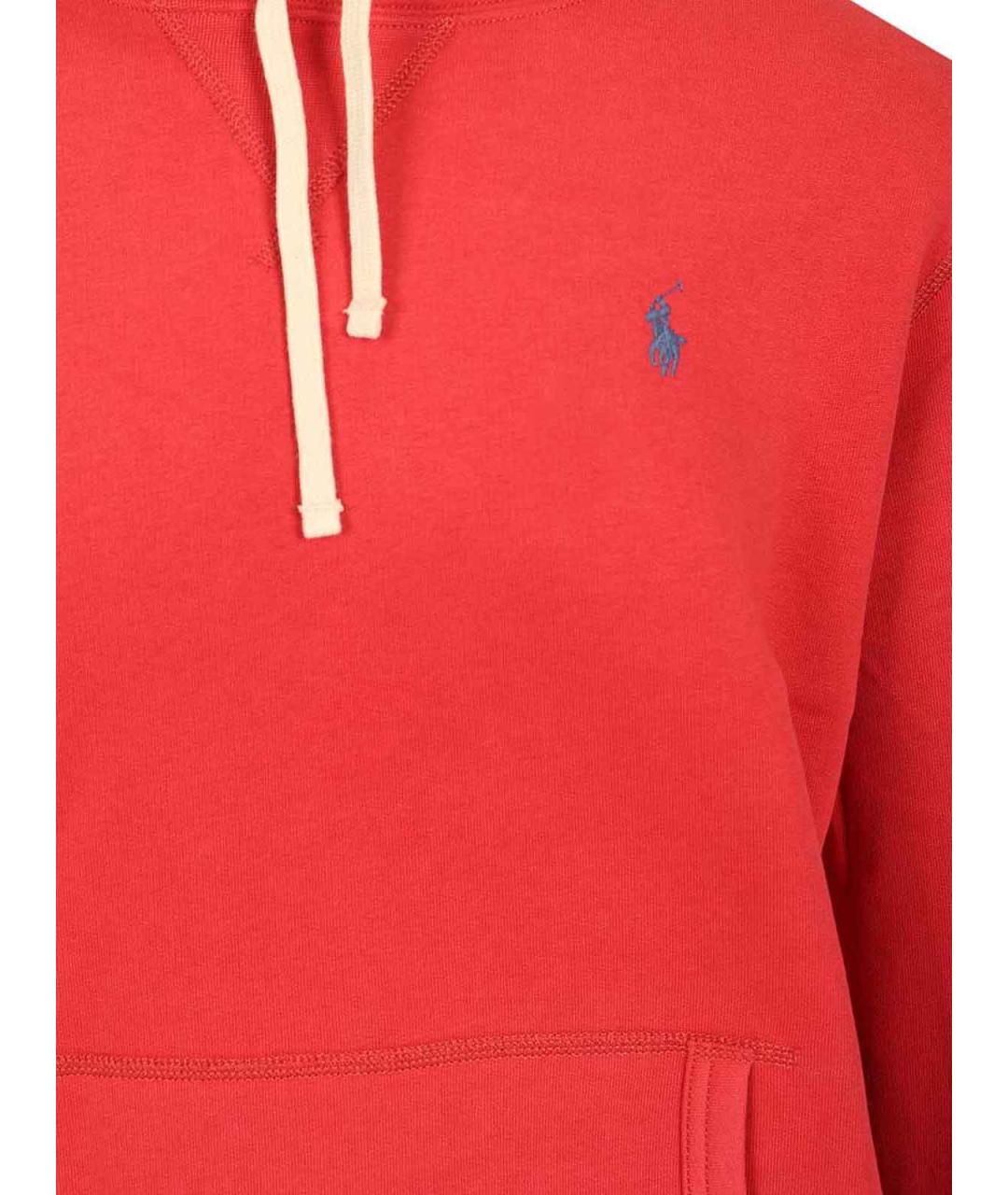 POLO RALPH LAUREN Красный хлопковый джемпер / свитер, фото 4