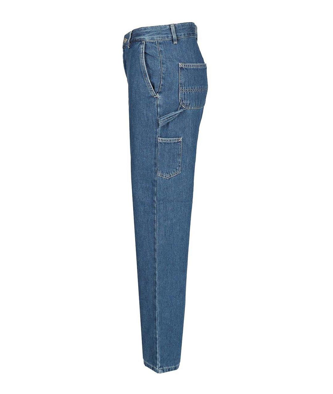 CARHARTT Голубые хлопковые прямые джинсы, фото 3