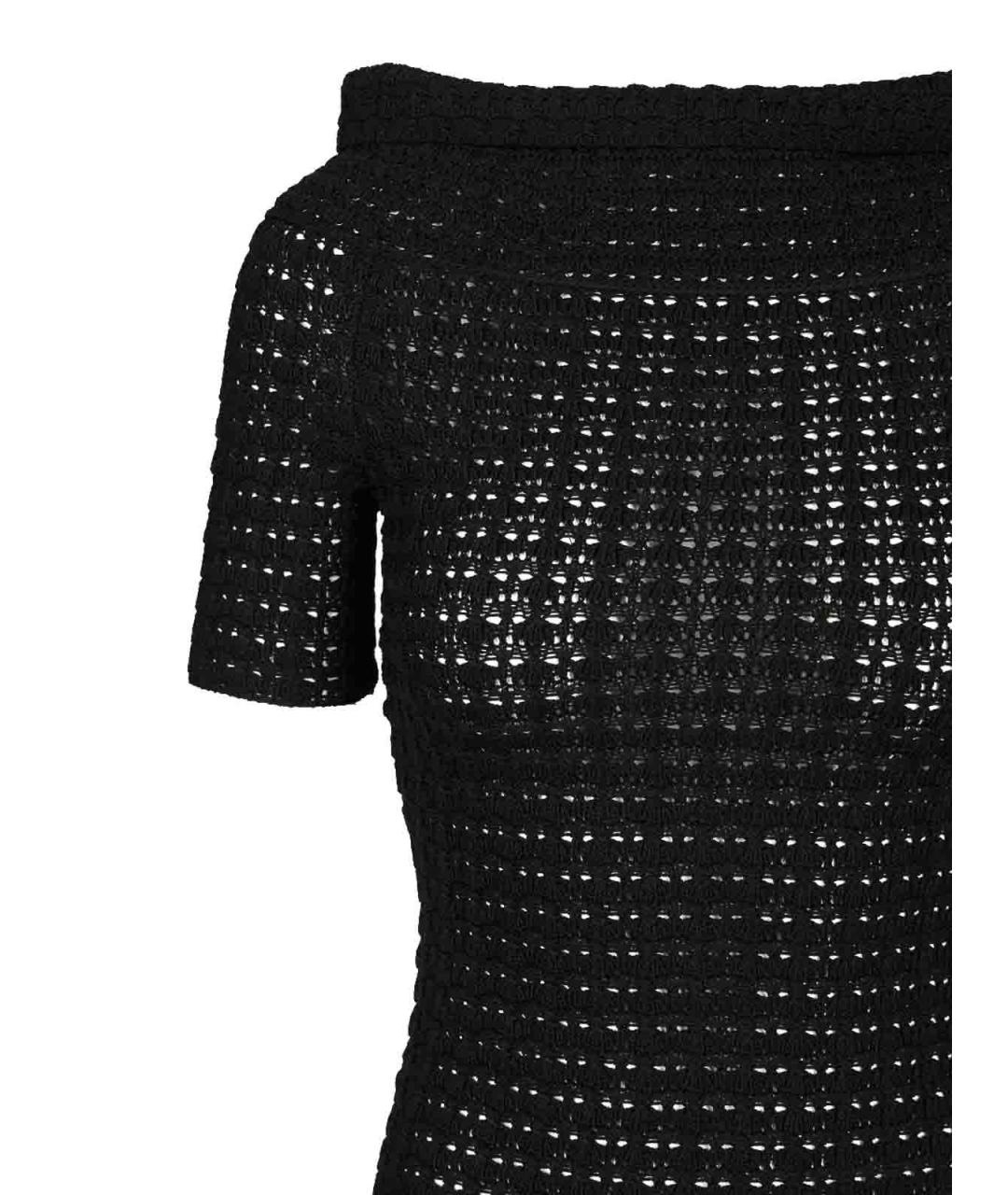 ISABEL MARANT Черное вискозное повседневное платье, фото 4