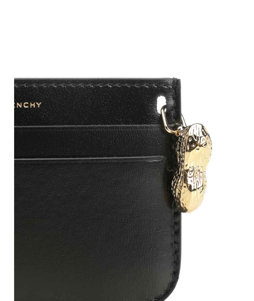GIVENCHY Черный кожаный кардхолдер, фото 5