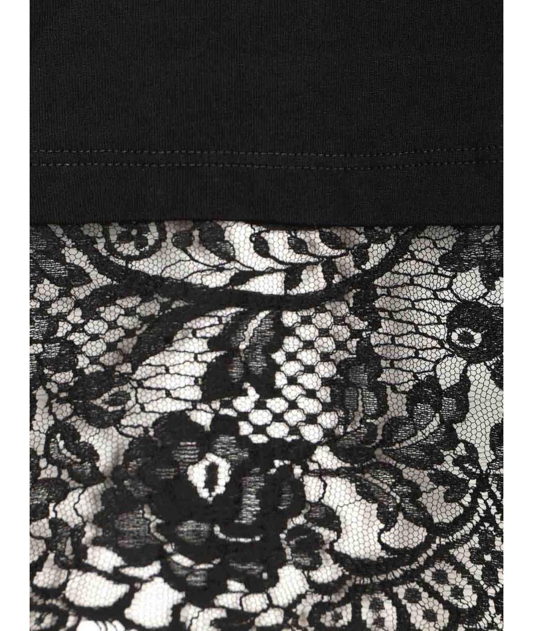 ALEXANDER MCQUEEN Черная хлопковая футболка, фото 5