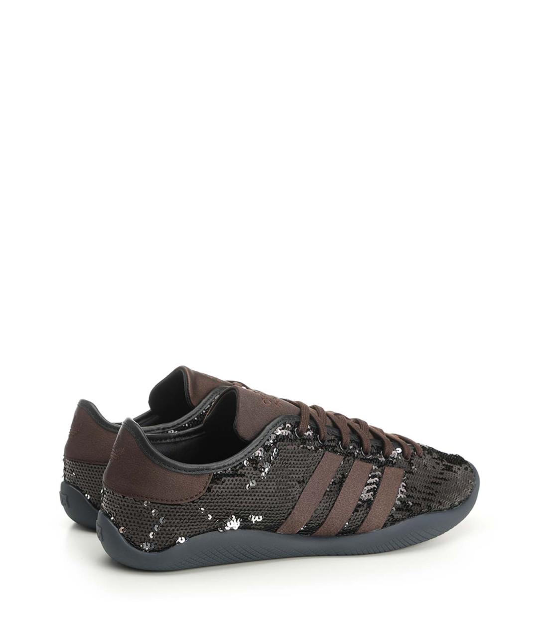 ADIDAS Черные резиновые низкие кроссовки / кеды, фото 3