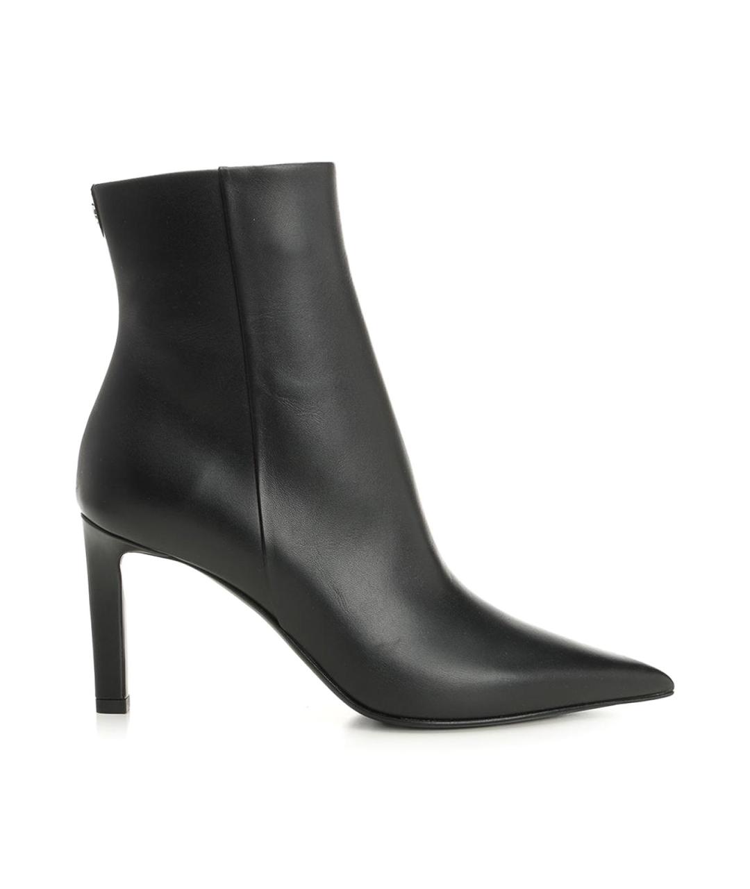 JIMMY CHOO Черные кожаные ботильоны, фото 7