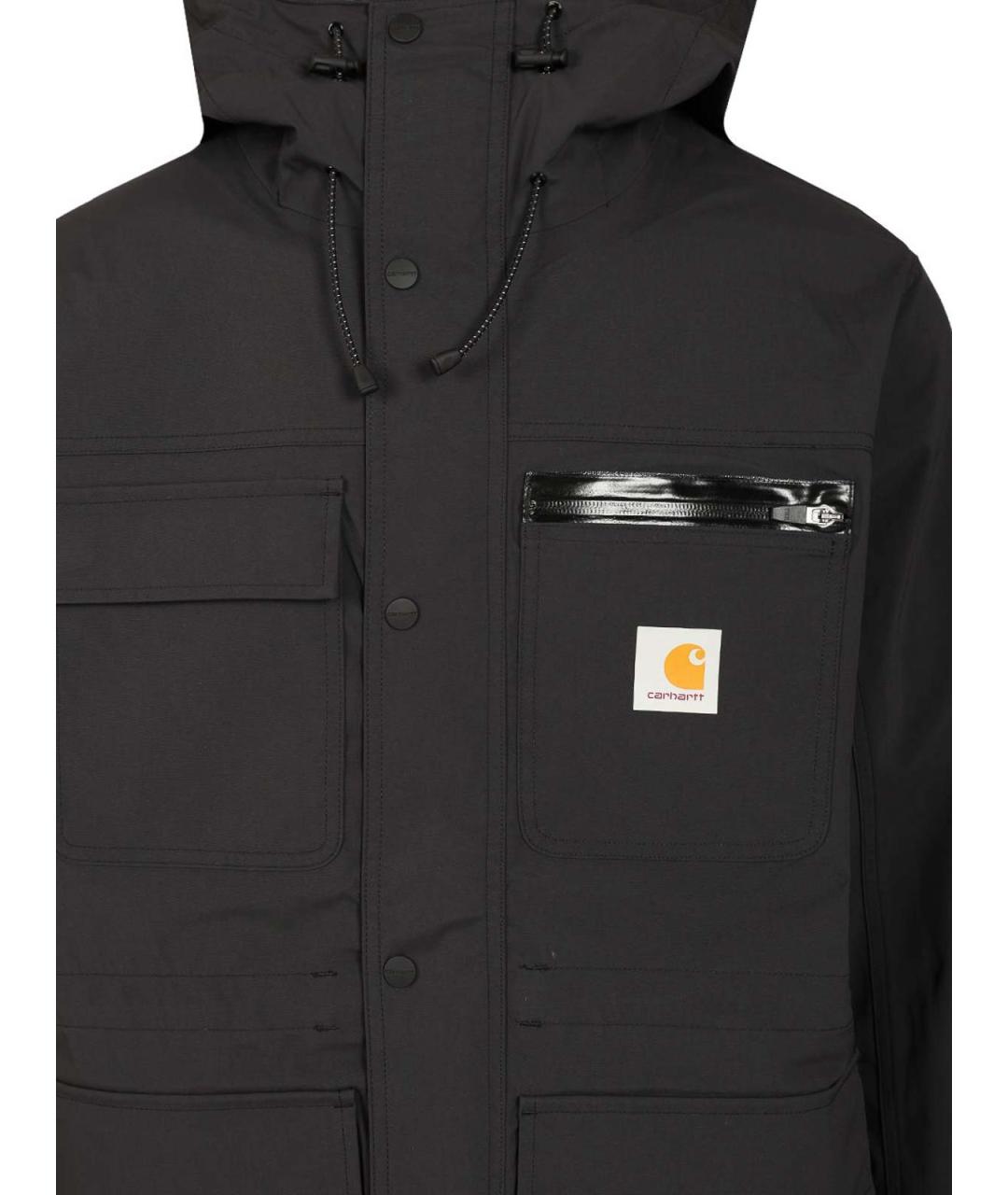 CARHARTT Черная полиамидовая куртка, фото 4