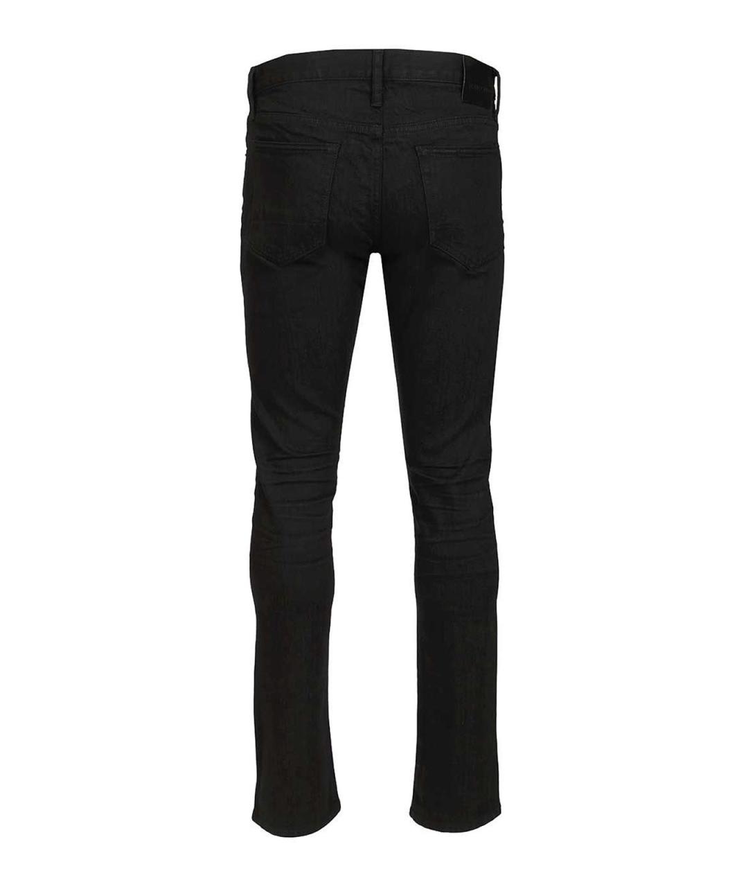 TOM FORD Черные хлопко-эластановые джинсы скинни, фото 2