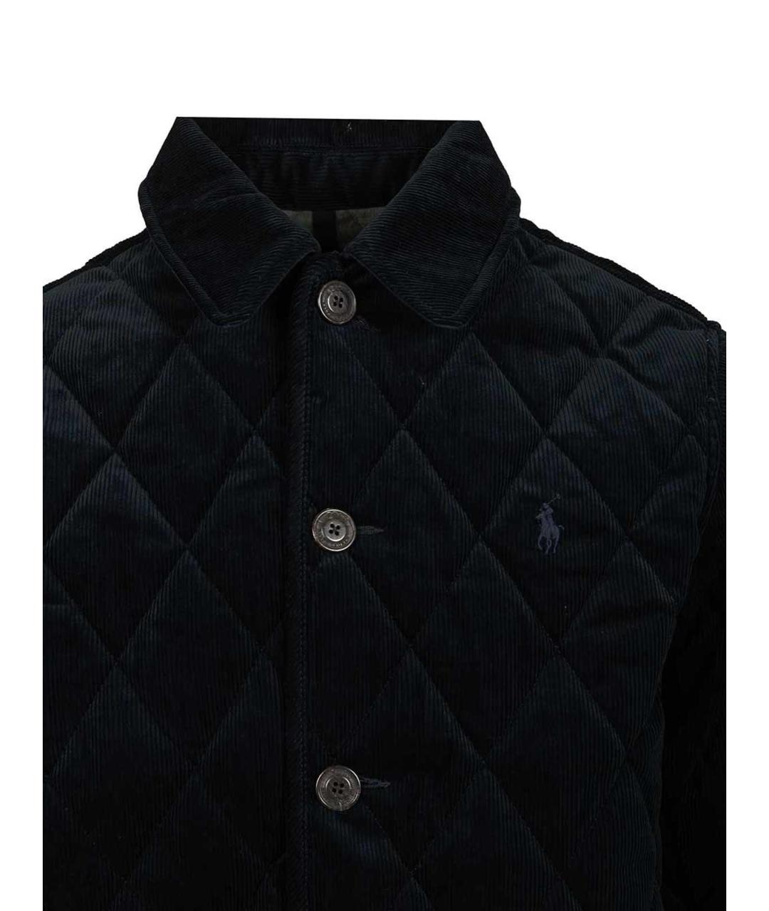 POLO RALPH LAUREN Синий полиэстеровый пуховик, фото 4