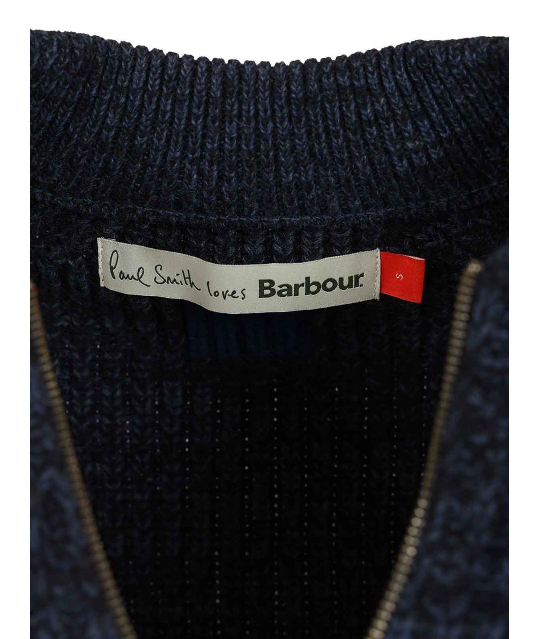 BARBOUR Синий шерстяной джемпер / свитер, фото 4