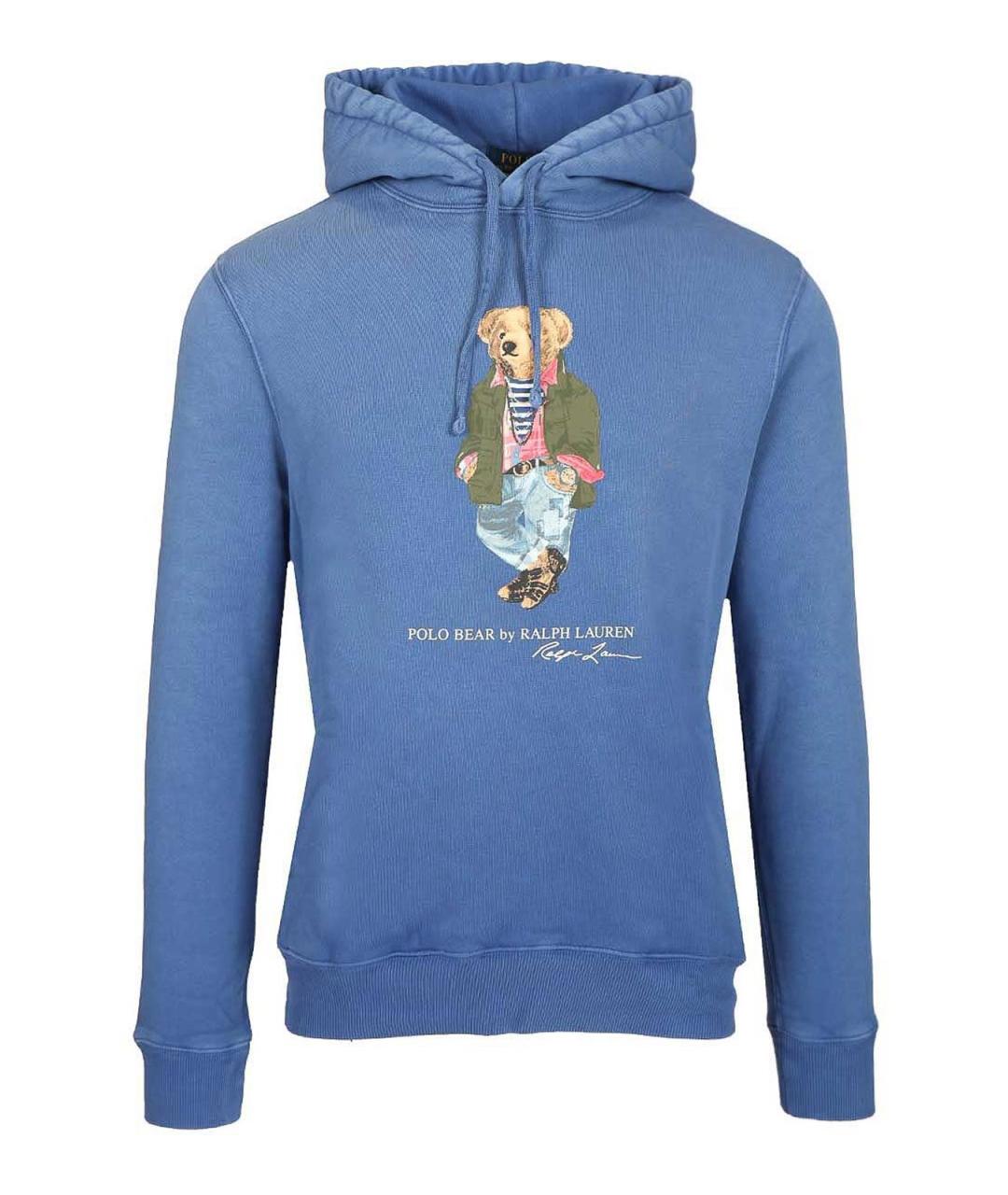 POLO RALPH LAUREN Синий полиэстеровый джемпер / свитер, фото 1
