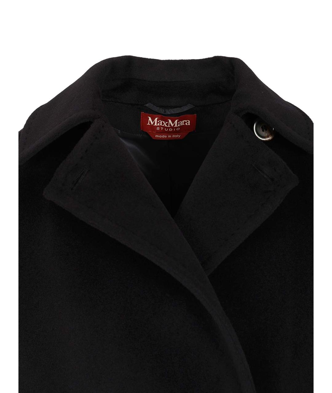 MAX MARA STUDIO Синее шерстяное пальто, фото 4