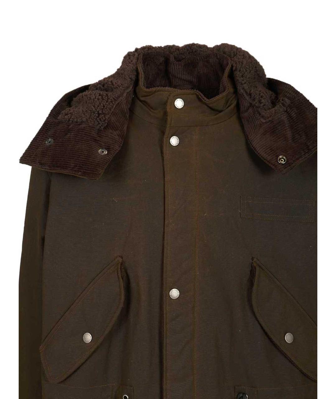 BARACUTA Зеленая хлопковая парка, фото 4