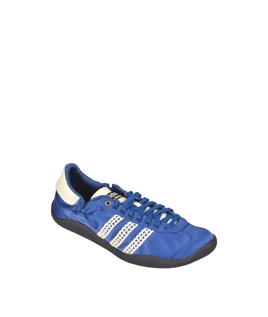ADIDAS Синие кожаные кроссовки, фото 2