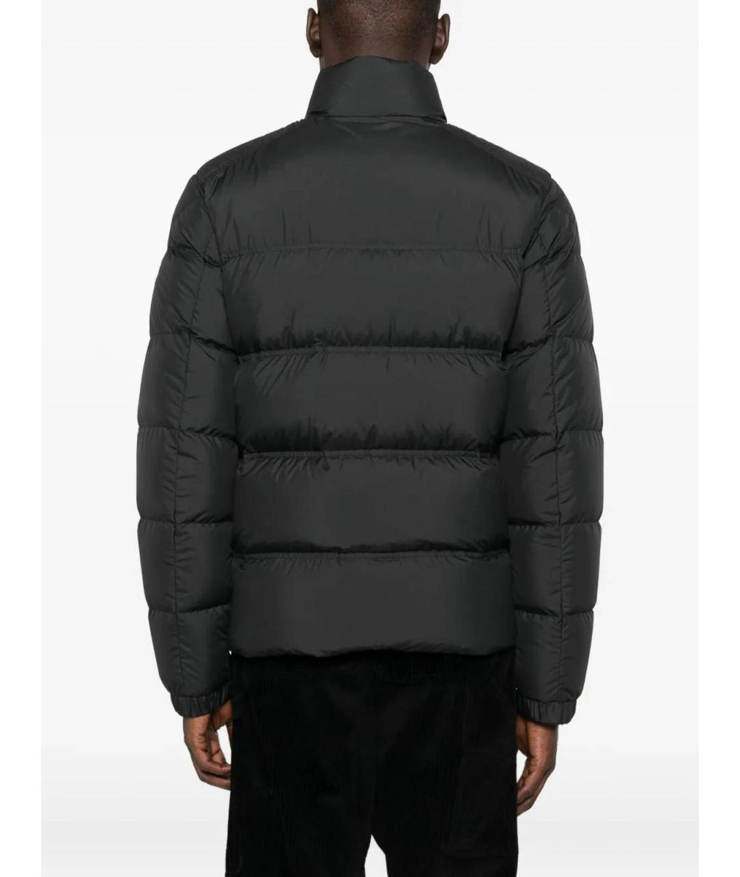 MONCLER Черная полиэстеровая куртка, фото 4
