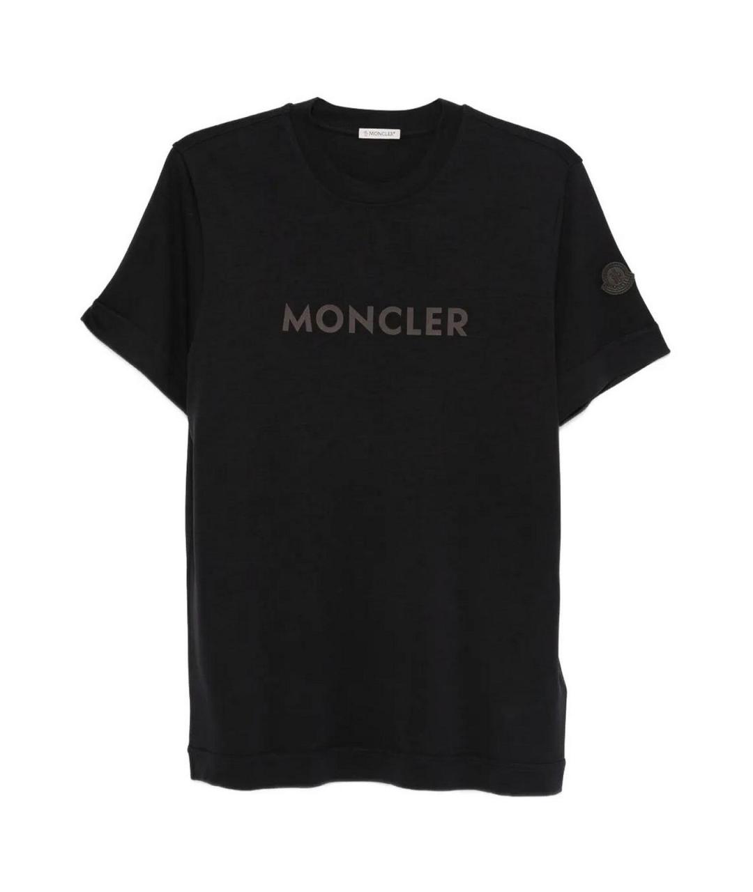 MONCLER Темно-синяя футболка, фото 1