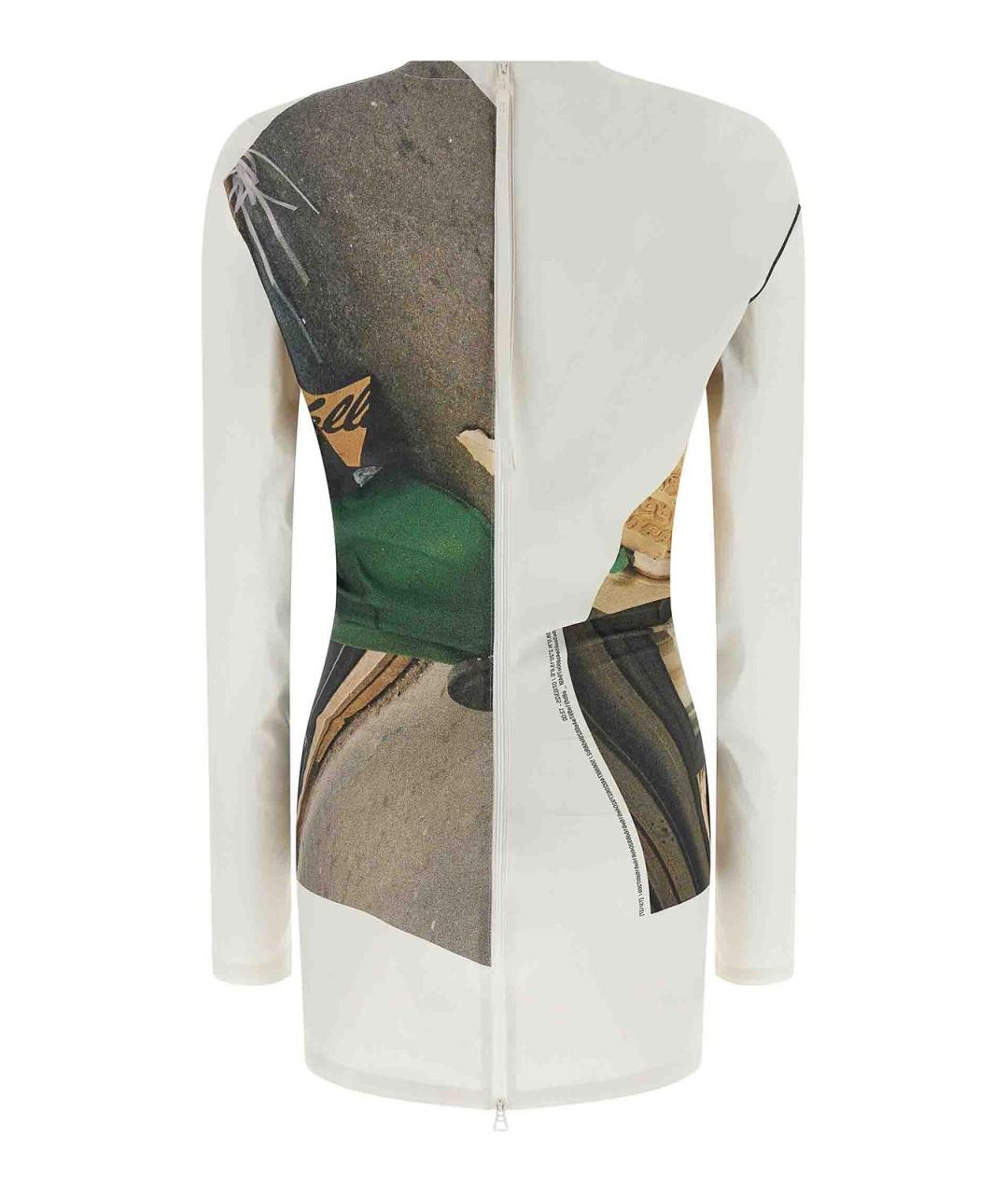 ISSEY MIYAKE Белая хлопковая блузы, фото 2