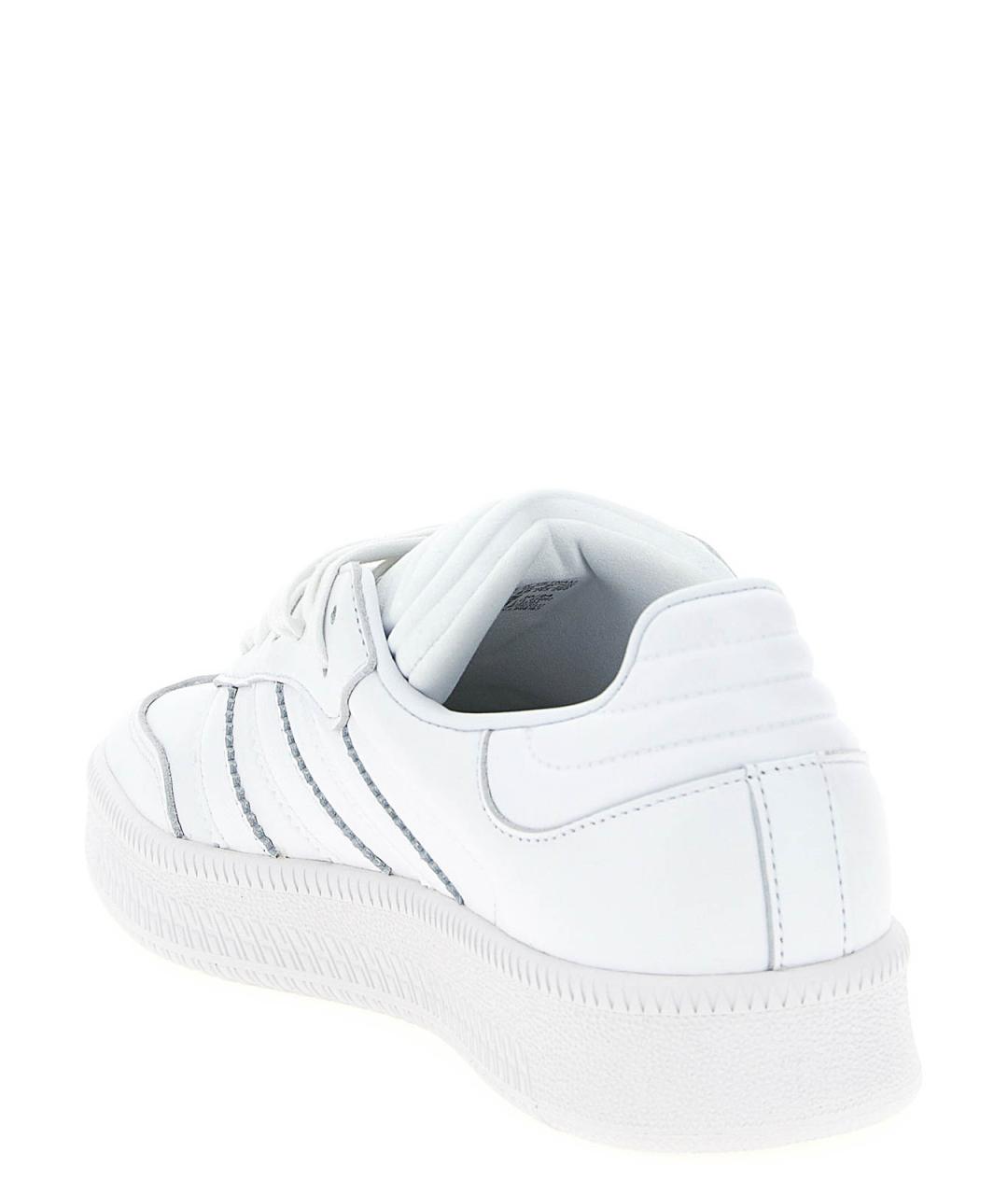 ADIDAS Белые кожаные низкие кроссовки / кеды, фото 3