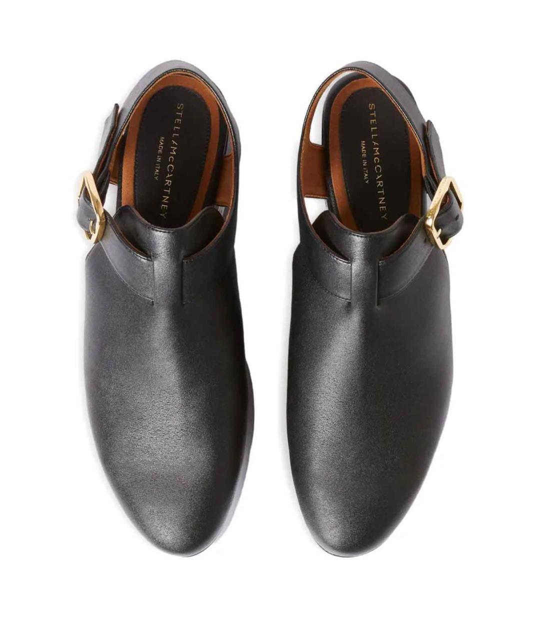 STELLA MCCARTNEY Черные босоножки из искусственной кожи, фото 3