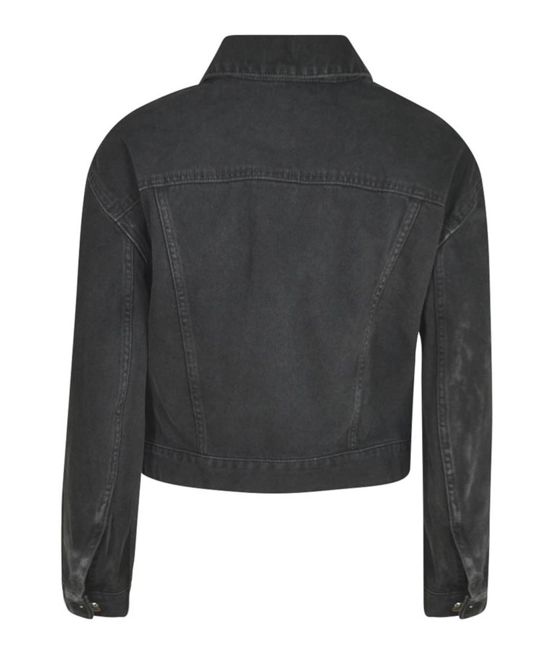 ANN DEMEULEMEESTER Серая деним куртка, фото 2