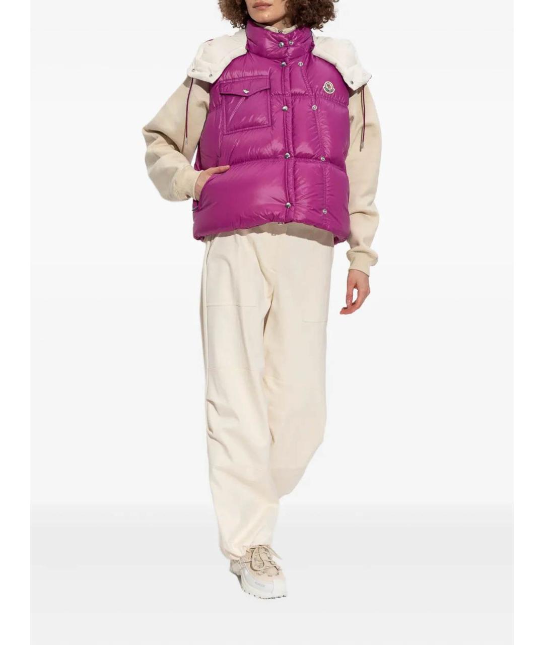 MONCLER Полиамидовая жилетка, фото 2