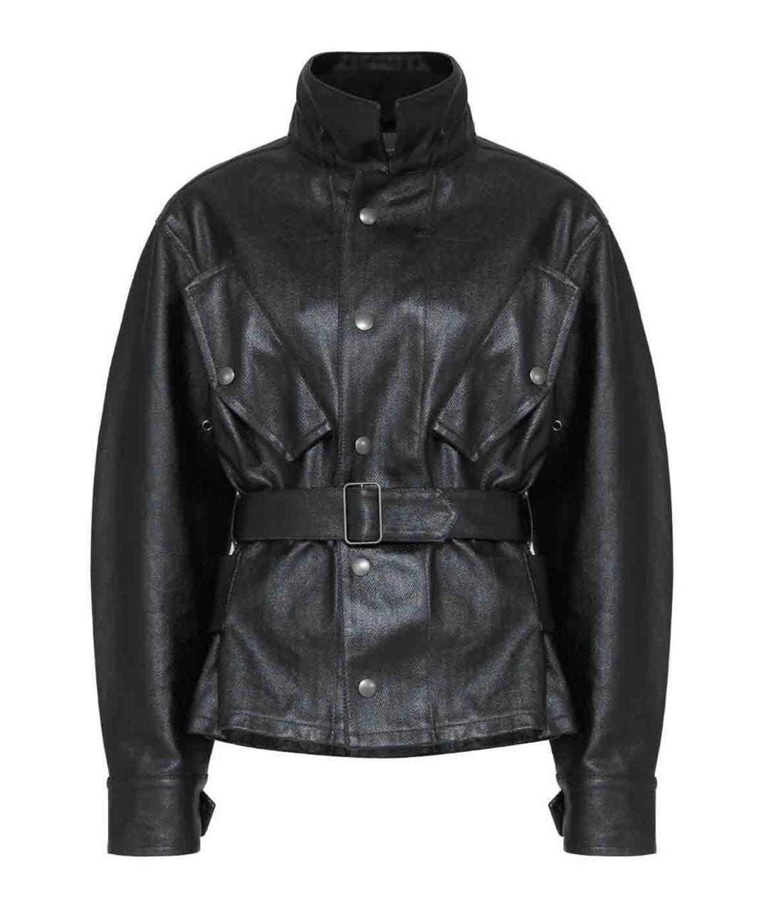 MAISON MARGIELA Черная хлопковая куртка, фото 1