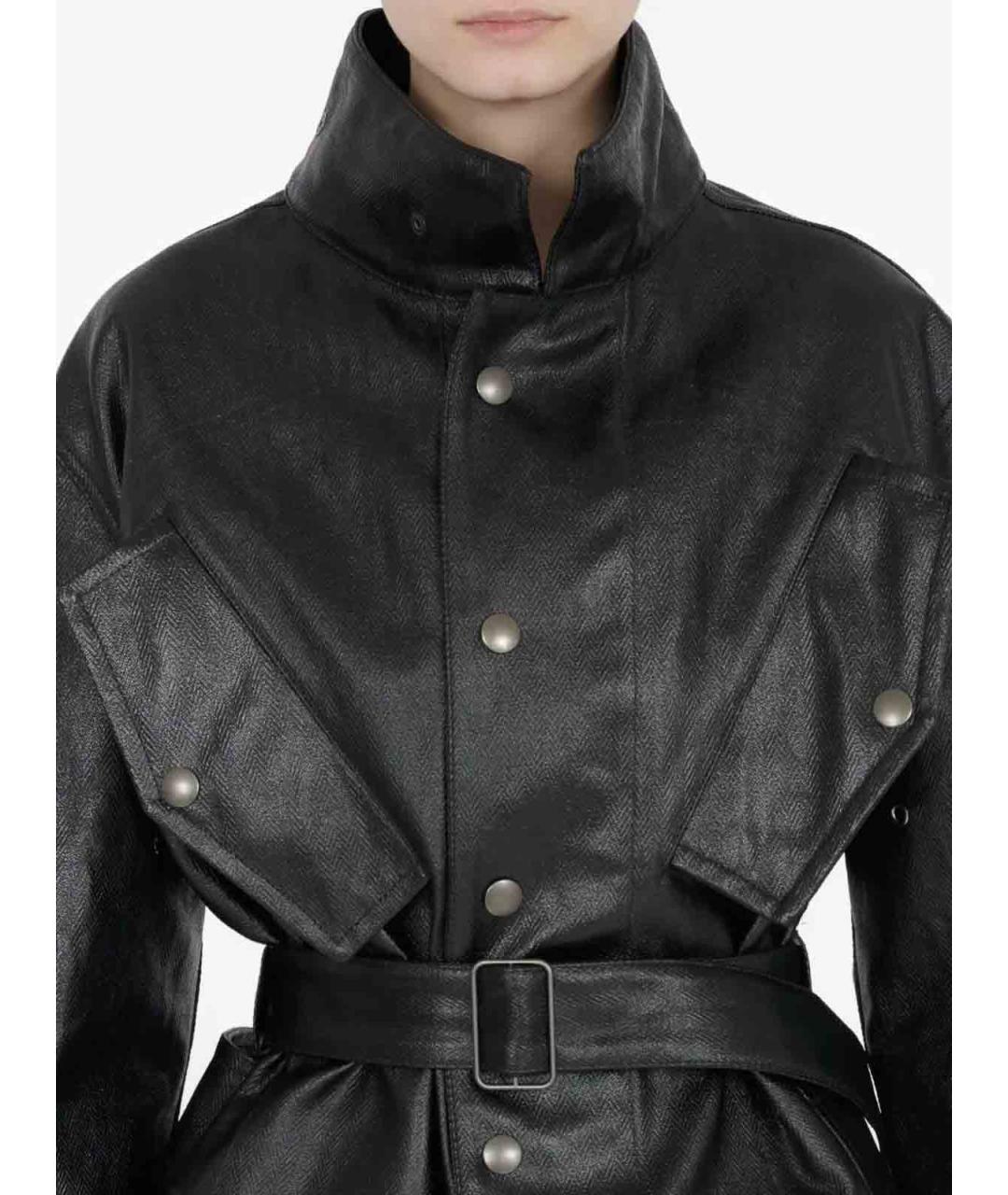 MAISON MARGIELA Черная хлопковая куртка, фото 6