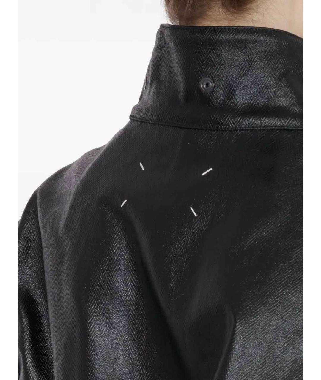 MAISON MARGIELA Черная хлопковая куртка, фото 5