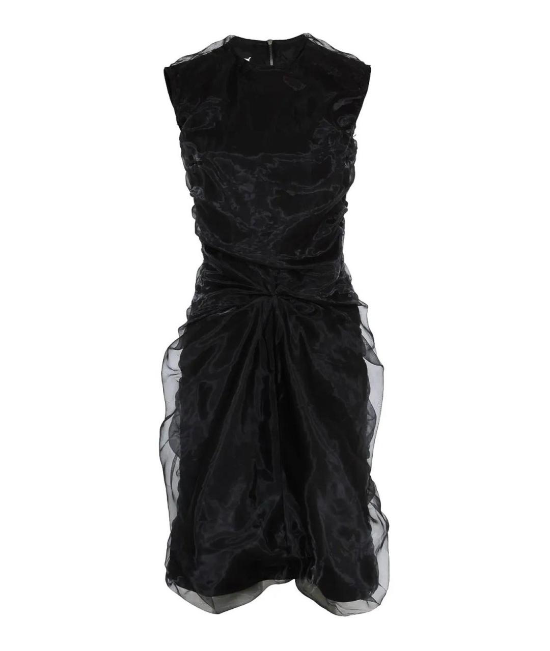 MAISON MARGIELA Черное шерстяное повседневное платье, фото 1