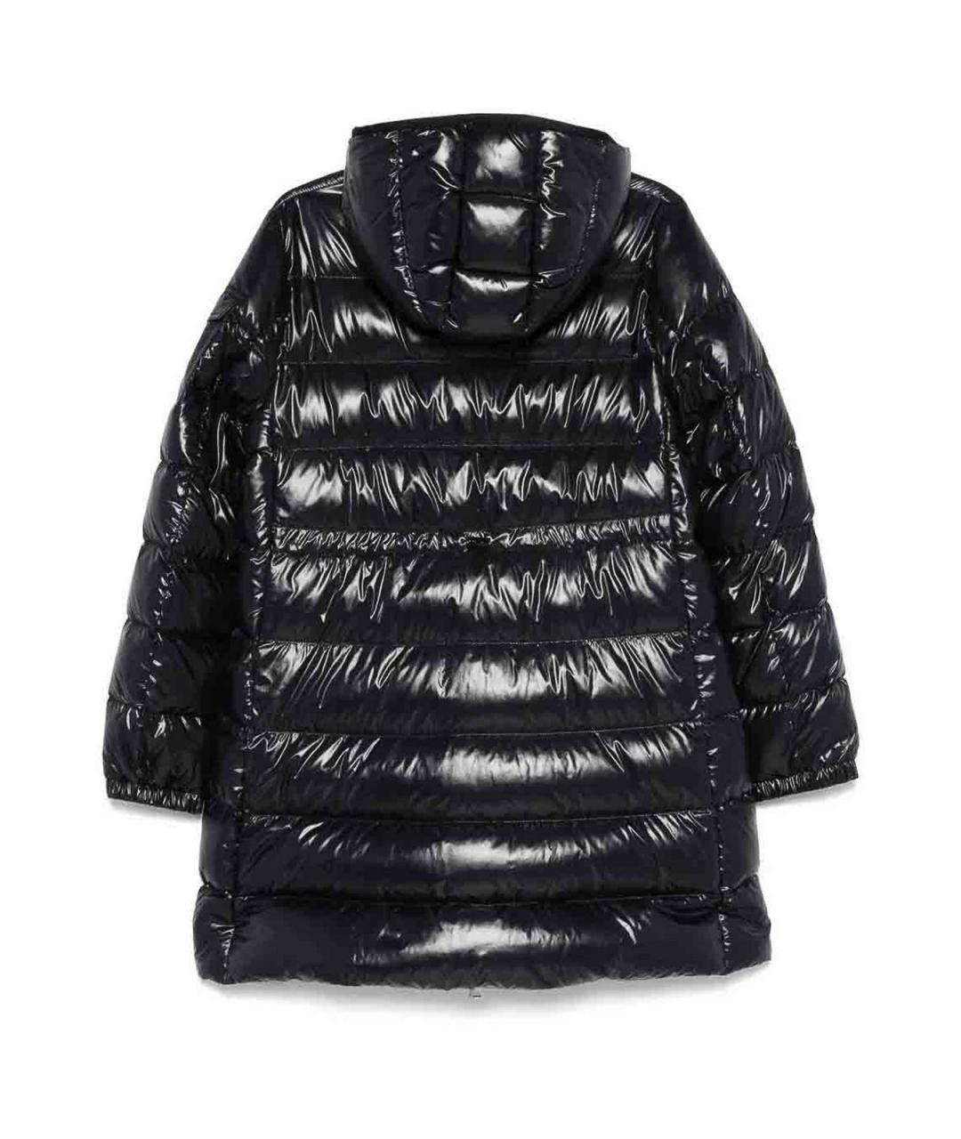 MONCLER Синее полиамидовое пальто, фото 2