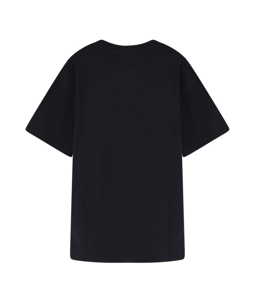 GIVENCHY Черная хлопковая футболка, фото 2