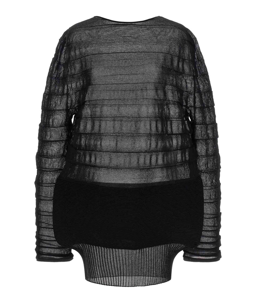 ISSEY MIYAKE Черный полиэстеровый джемпер / свитер, фото 1
