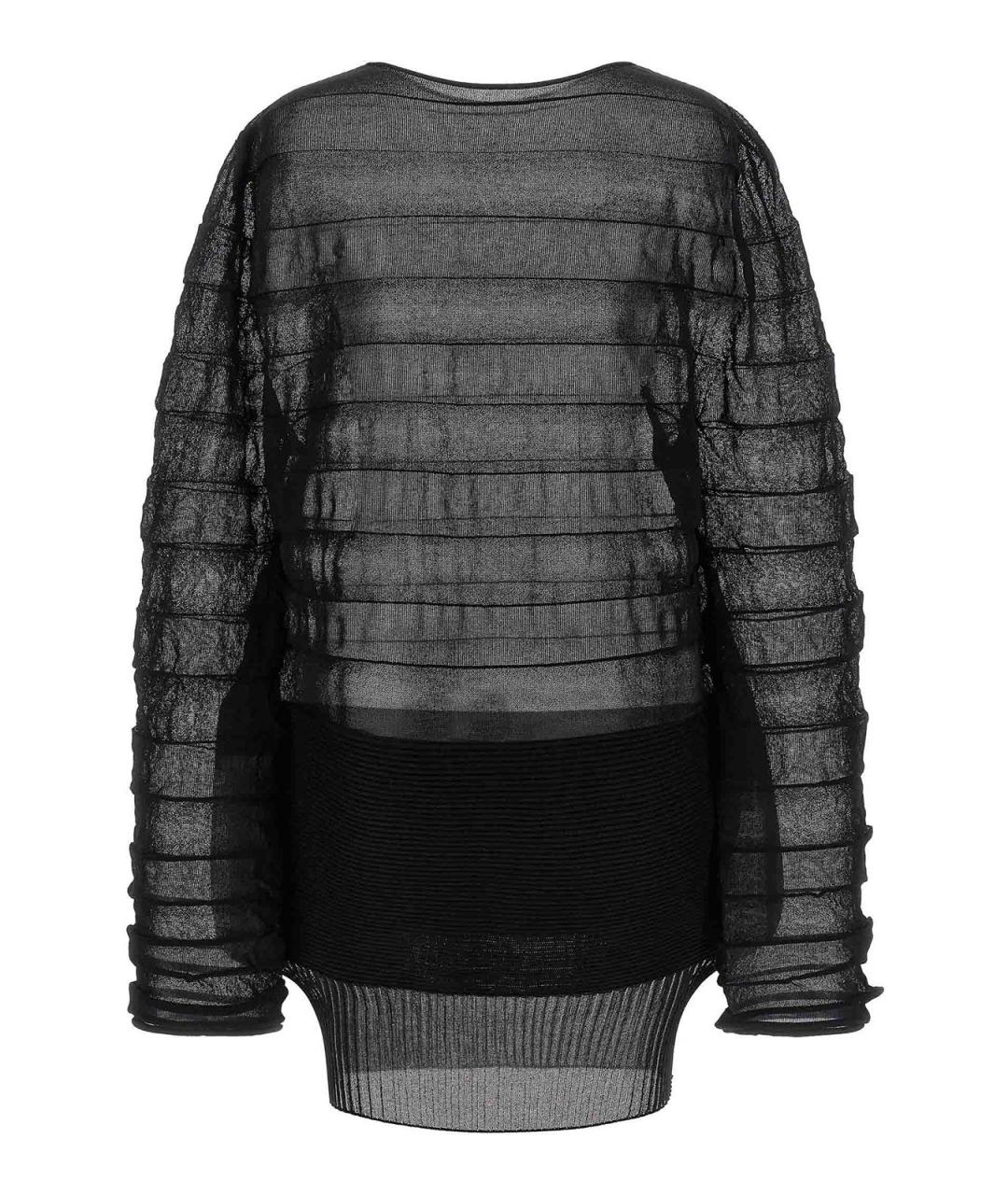 ISSEY MIYAKE Черный полиэстеровый джемпер / свитер, фото 2