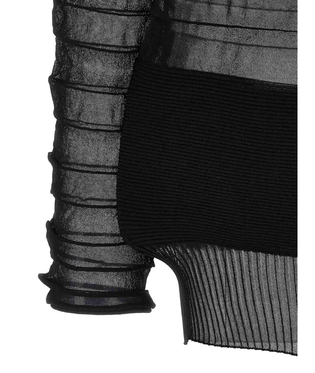 ISSEY MIYAKE Черный полиэстеровый джемпер / свитер, фото 4